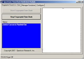 Punching out with the BioNetick module.